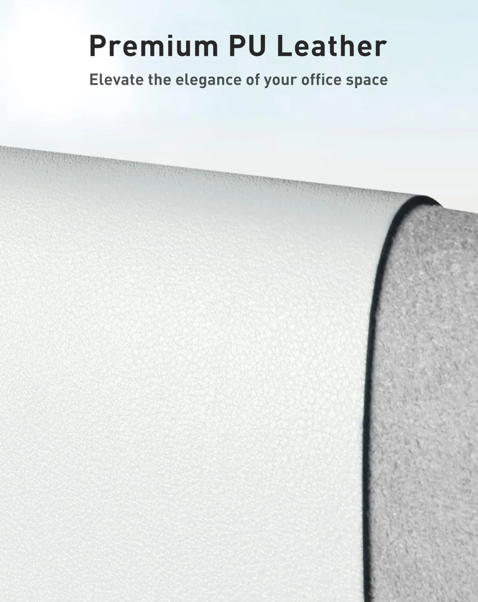 Aothia Faux Leather Desk Mat Large Mouse Pad 42" x 17" | Protects Your Desk from Scratches Stains Spills Heat - view 2