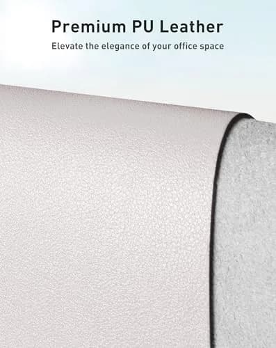 Aothia Faux Leather Desk Mat - Large Mouse Pad, Non-Slip PU Leather Blotter 107cm x 43cm (42" x 17") | Protects Desks from Scratches, Spills, and Heat thumbnail 2