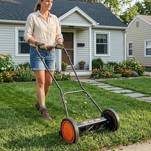 Scotts 16-Inch 7-Blade Reel Lawn Mower | Quiet, Precise Cut for Small to Medium Lawns thumbnail 2