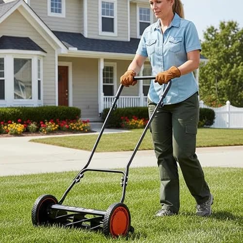 Scotts 16-Inch 7-Blade Reel Lawn Mower | Quiet, Precise Cut for Small to Medium Lawns thumbnail 3