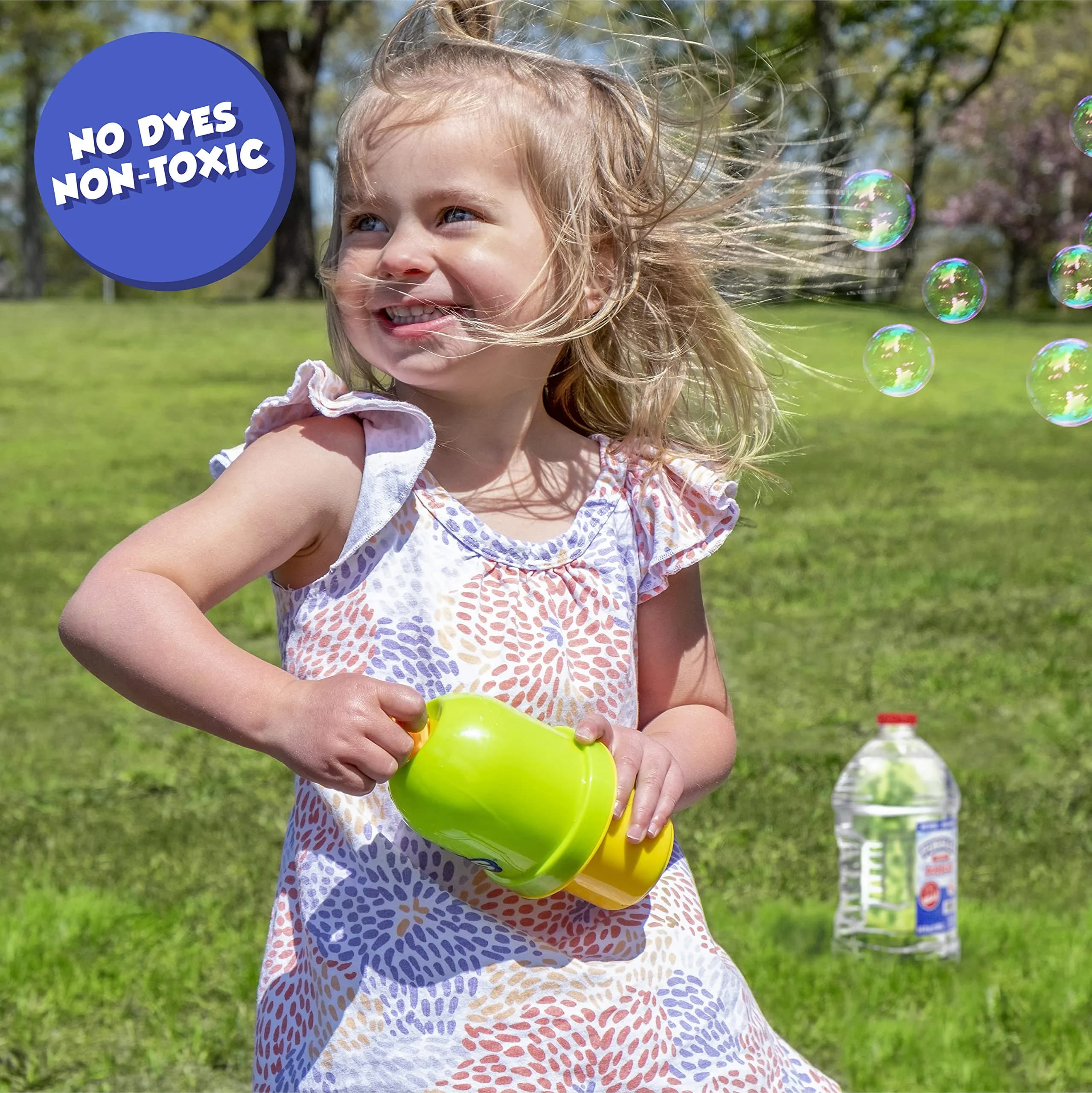 Fubbles Little Kids Bubble Solution by Fubbles (64 OZ / 1.89 L) | Made in USA - view 4