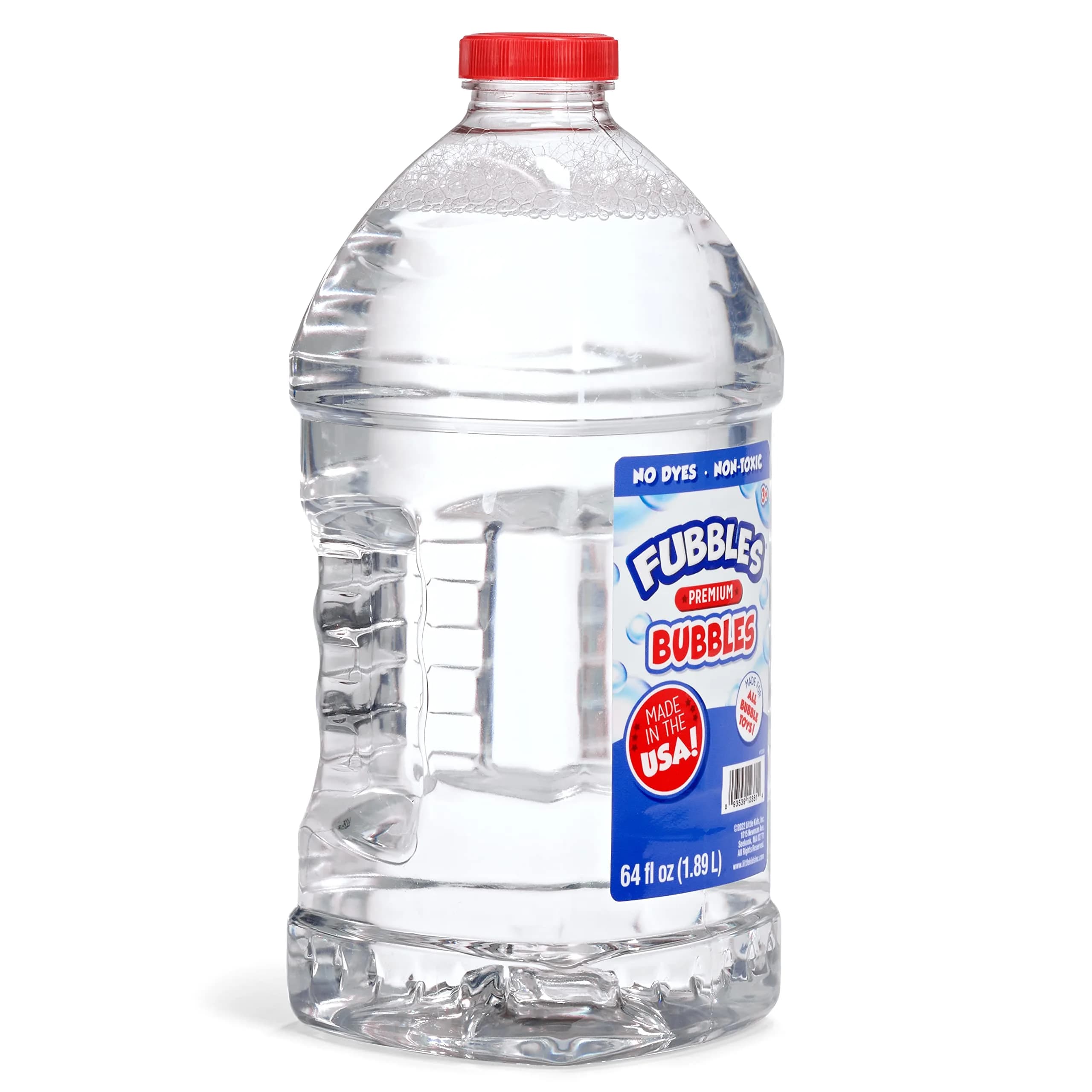 Fubbles Little Kids Bubble Solution by Fubbles (64 OZ / 1.89 L) | Made in USA - view 6