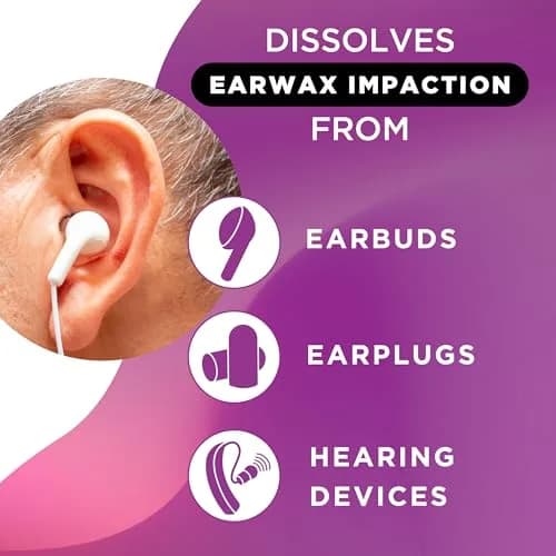 LIPO Earwax Removal Drops 0.5 fl oz | Gentle, peroxide-free ear cleaning support for clogged ears thumbnail 5