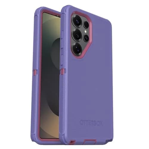 OtterBox Defender Series Case for Samsung Galaxy S25 Ultra - Violet Current (Purple & Pink) - Rugged & Durable | 18.3cm (7.2in) x 10.9cm (4.3in) x 1.8cm (0.7in) thumbnail 1