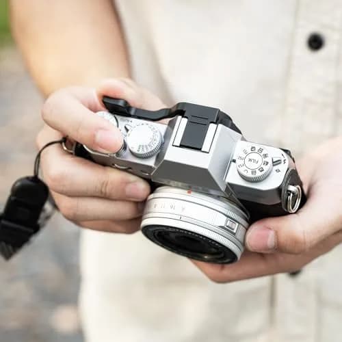 JJC Metal Thumb Grip & Shutter Button for Fuji X-T30 III II XT30 XT20,Black | Ergonomic Camera Accessory thumbnail 9