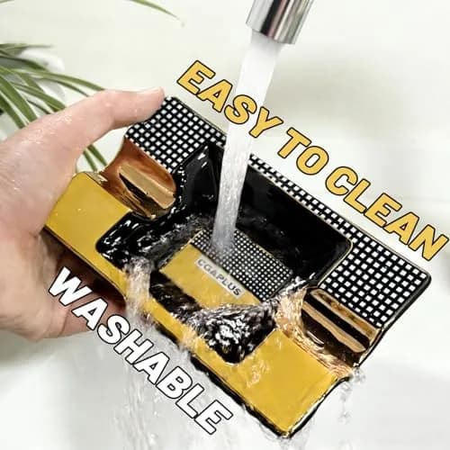 GUEVARA Cigar Ashtray Classic Black | Deep Basin, Sturdy & Stylish for Outdoors & Indoors thumbnail 5