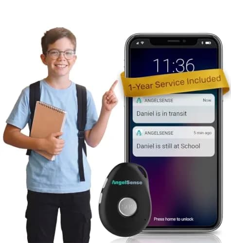AngelSense GPS Tracker for Kids - Autism, Elderly | Real-Time Location & Safety thumbnail 1