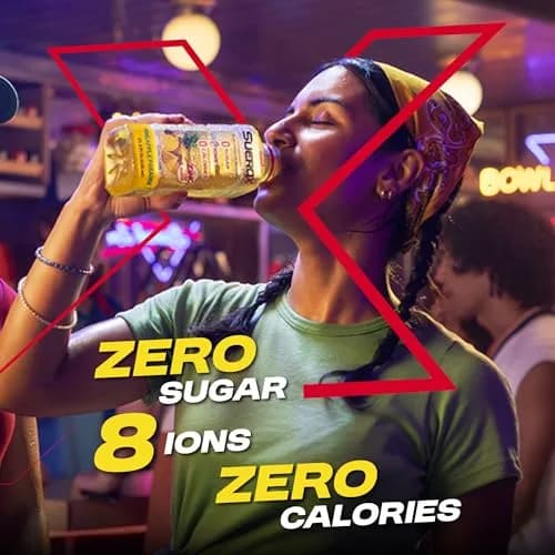 SueroX Sugar Free Electrolyte Drink, Blueberry Reboot, 21.3 Fl Oz | Zero Sugar Hydration & Recovery thumbnail 3