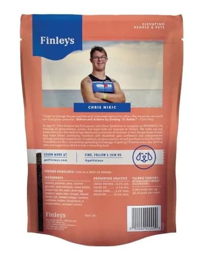 Finley's Salmon Hearty Bites Soft Chewy Dog Treats 12oz (340g) | Nutrient-Rich, Wholesome & Made in USA thumbnail 2