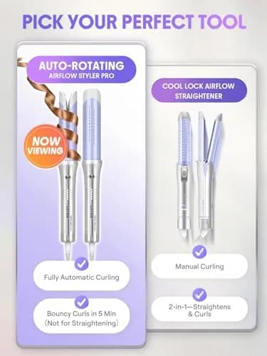 SHEGLAM One Touch Airflow Styler Pro 1 inch Automatic Rotating Curling Iron | 5-Minute Styling, 14-Day Hold thumbnail 4