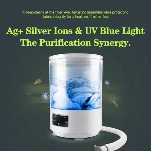 SUNHAIXIA Portable Mini Washing Machine 1L (0.26 Gal) | Imitation Hand Wash & UV Sterilization thumbnail 8