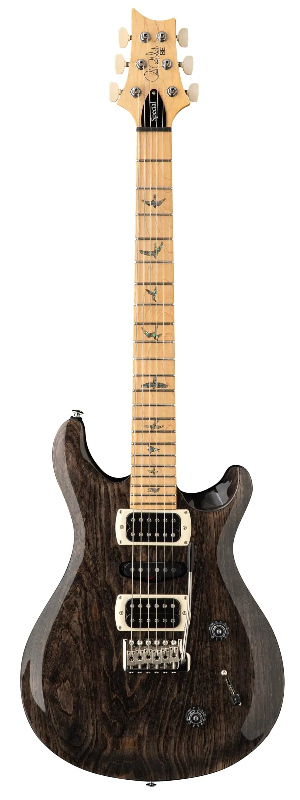 PRS SE Swamp Ash Special, Charcoal | Versatile Electric Guitar with Maple Neck & Ash Body - main product image