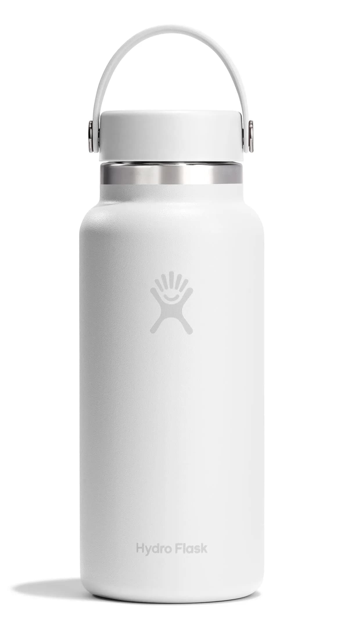 Hydro Flask 32 Oz Tonal White Wide Mouth Water Bottle - Insulated Stainless Steel, Leakproof - main product image
