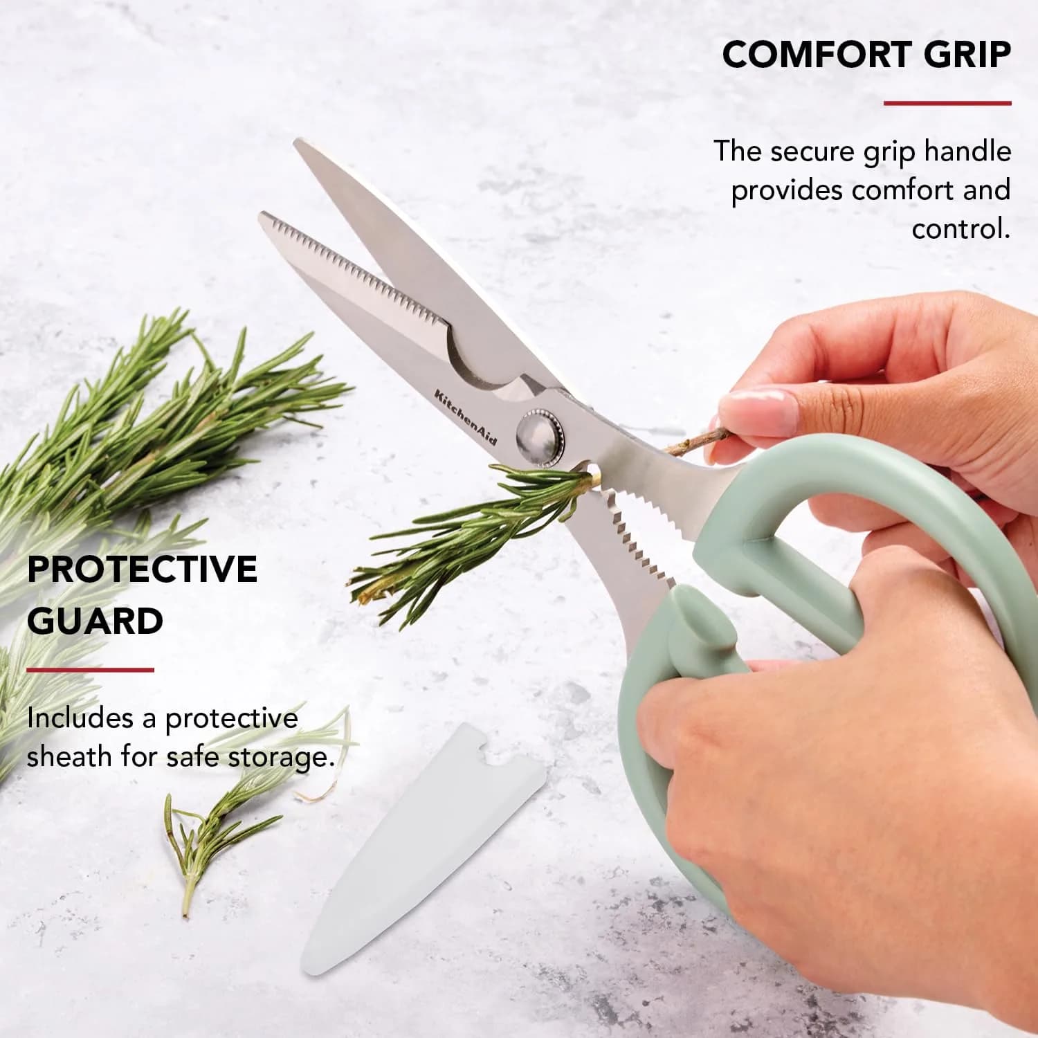 KitchenAid 2-Piece Multipurpose Shear Set with Nutcracker & Bottle Opener | Stainless Steel Blades - view 5