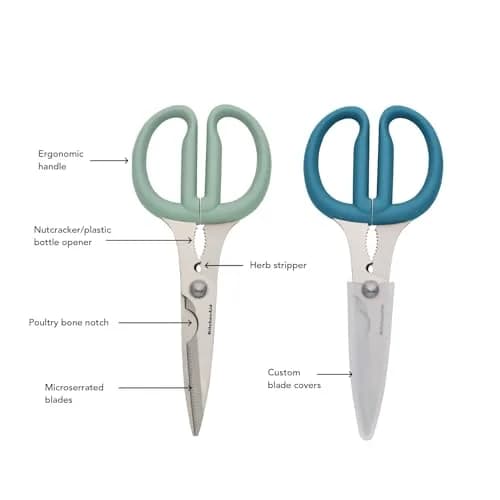 KitchenAid 2-Piece Multipurpose Shear Set with Nutcracker & Bottle Opener | Stainless Steel Blades thumbnail 6