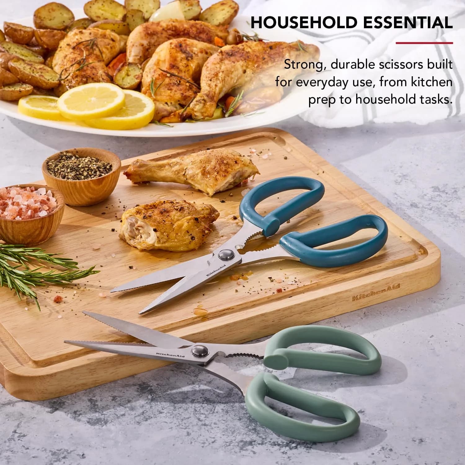 KitchenAid 2-Piece Multipurpose Shear Set with Nutcracker & Bottle Opener | Stainless Steel Blades - view 2