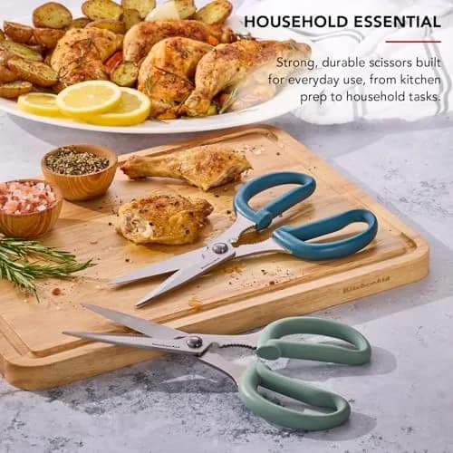 KitchenAid 2-Piece Multipurpose Shear Set with Nutcracker & Bottle Opener | Stainless Steel Blades thumbnail 2