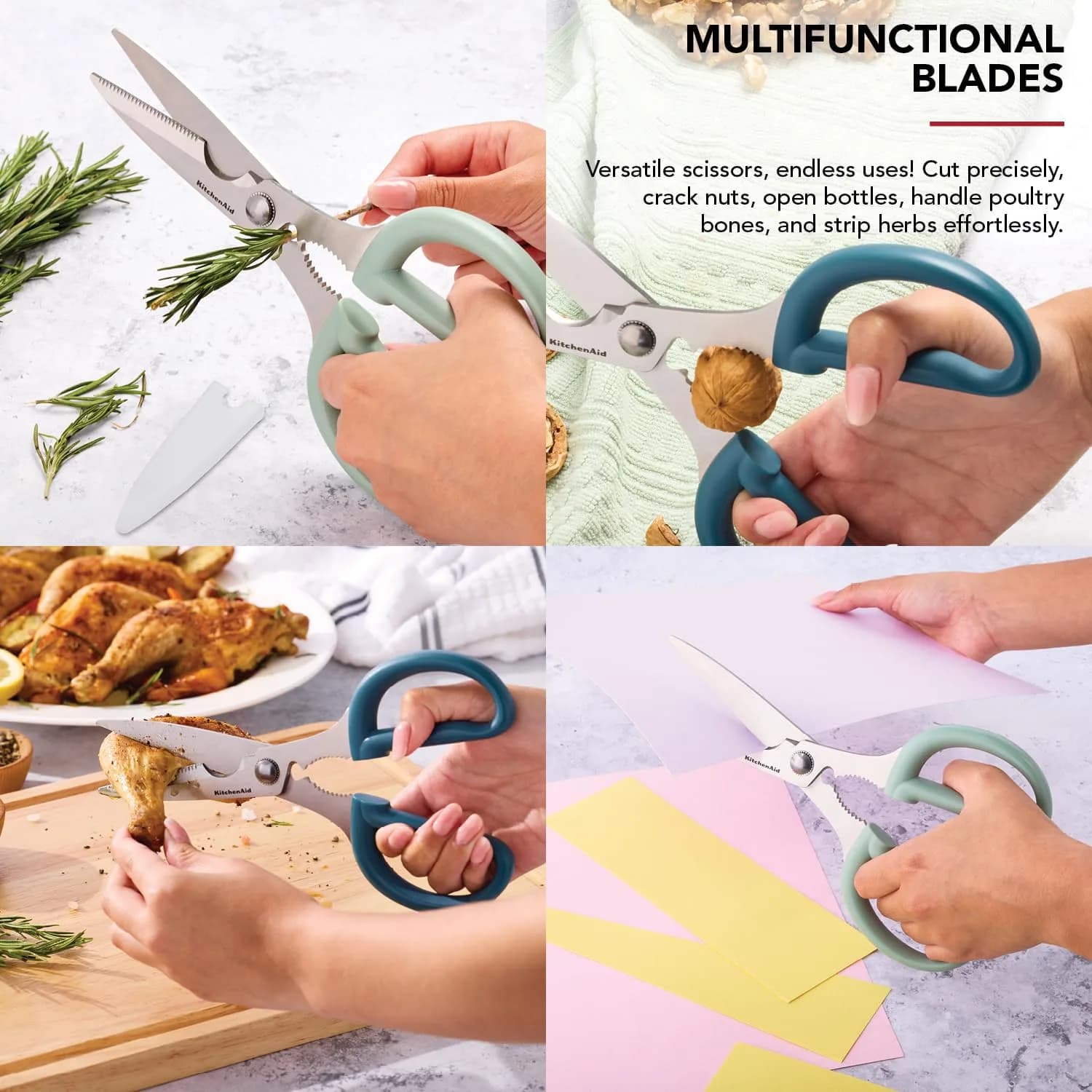 KitchenAid 2-Piece Multipurpose Shear Set with Nutcracker & Bottle Opener | Stainless Steel Blades - view 3