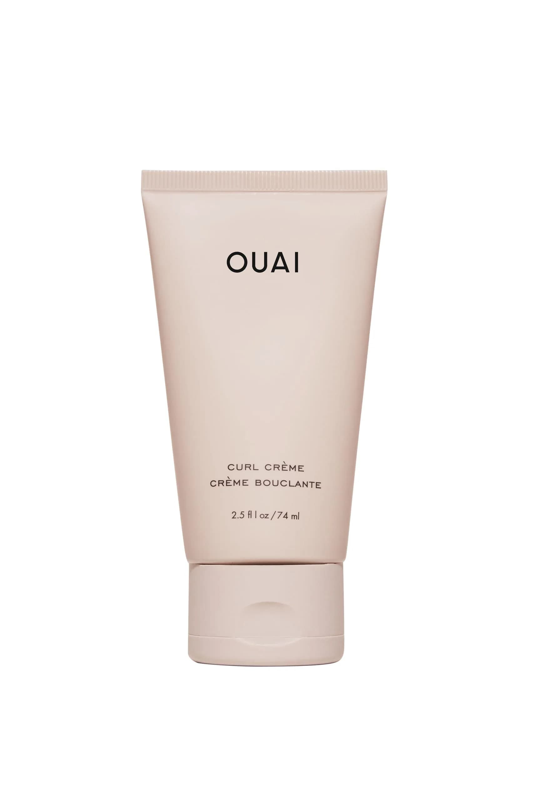 OUAI Curl Defining Cream - Travel Size Hydrating Curl Cream (2.5 Oz) | Defines & Hydrates Curly Hair — 2.5 Ounce
