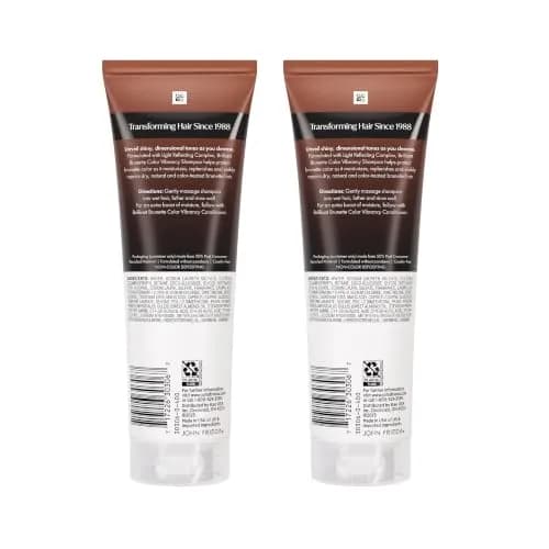 John Frieda Brilliant Brunette Color Vibrancy Shampoo 500ml (16.9 fl oz) | Enhances Brown Hair Tones thumbnail 9