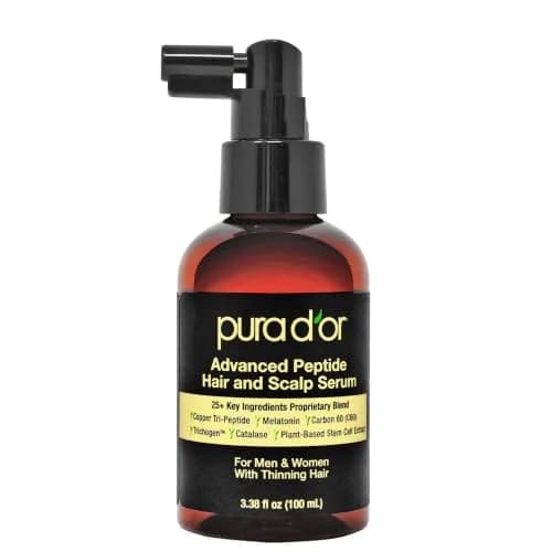 PURA D'OR Advanced Hair & Scalp Serum 99ml (3.3 Fl Oz) | Fuller Appearance Strands for Thinning Hair thumbnail 1