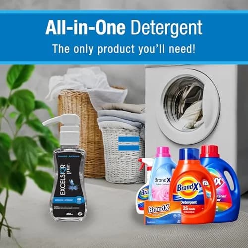 EXCELSIOR (Because You Love It) Pür 7.5x Ultra Concentrated Liquid Laundry Detergent 250mL | Fragrance-Free, 20 Loads thumbnail 4