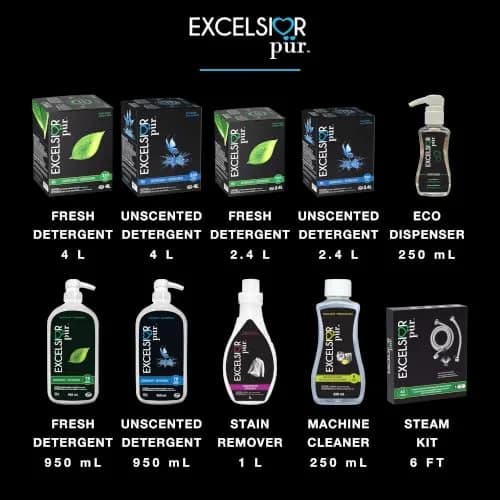EXCELSIOR (Because You Love It) Pür 7.5x Ultra Concentrated Liquid Laundry Detergent 250mL | Fragrance-Free, 20 Loads thumbnail 7