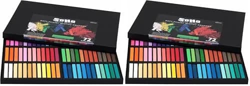 Soho Urban Artist Soft Pastel Sketch Squares - 72 Assorted Colors | Vibrant, Comfortable & Versatile for Artists thumbnail 1