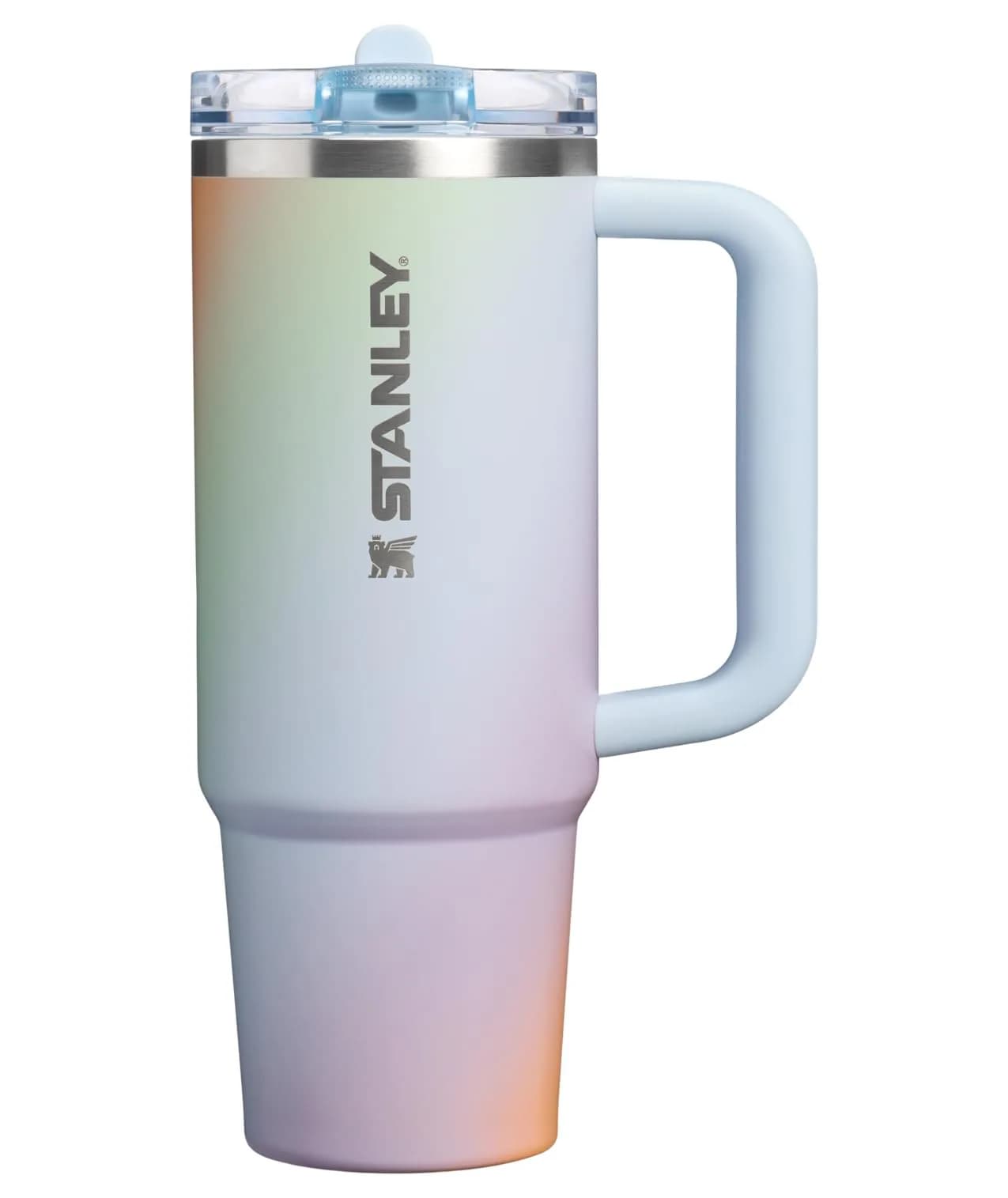 STANLEY Quencher ProTour Flipstraw Tumbler 30 oz Sunrise Spiral | Leakproof Insulated Stainless Steel Cup - main product image