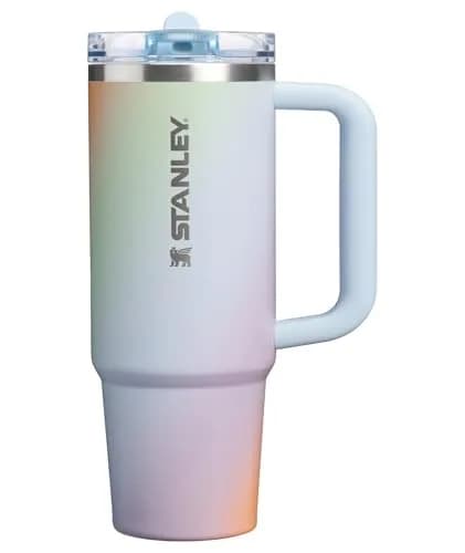 STANLEY Quencher ProTour Flipstraw Tumbler 30 oz Sunrise Spiral | Leakproof Insulated Stainless Steel Cup thumbnail 1