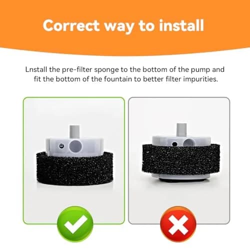FEELNEEDY Cat Water Fountain Pump | Ultra-Quiet & Long-Lasting Replacement for FN-W22 thumbnail 2