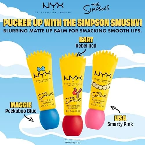 NYX PROFESSIONAL MAKEUP Simpson Smushy Matte Lip Balm 0.27 Fl Oz | Buildable, Hydrating, Blurring Lip Makeup thumbnail 5