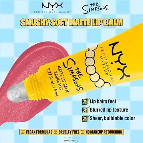 NYX PROFESSIONAL MAKEUP Simpson Smushy Matte Lip Balm 0.27 Fl Oz | Buildable, Hydrating, Blurring Lip Makeup thumbnail 3