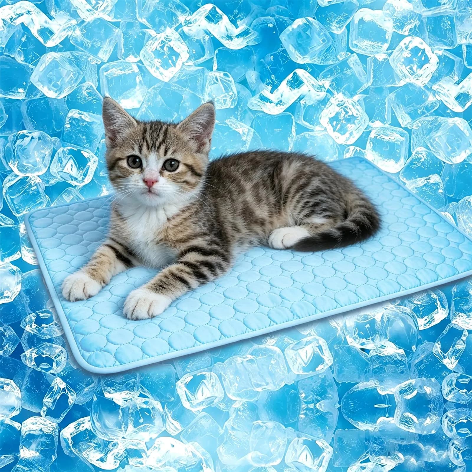 dgdgbaby Portable Dog Cooling Mat 22x28in | Self-Cooling Summer Pet Bed Pad