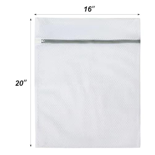 Vivifying Large Honeycomb Mesh Laundry Bags 3 Pack 52cm x 42cm | Protects Delicates in Wash & Dry Cycles thumbnail 2
