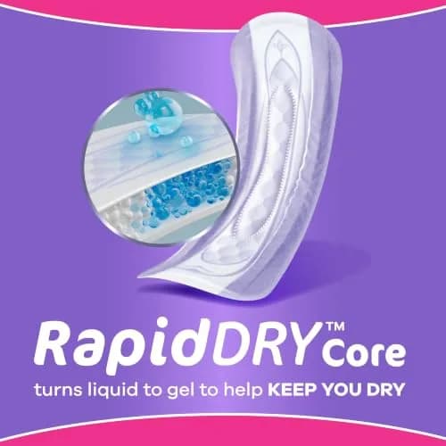 Always Discreet Adult Incontinence Pads for Women, Light Absorbency, Regular Length | Up to 100% Leak-Free Protection thumbnail 6