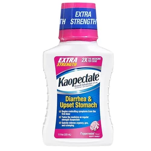 Kaopectate Extra Strength Diarrhea 11oz | Fast-Acting Upset Stomach Relief with Bismuth Subsalicylate thumbnail 1