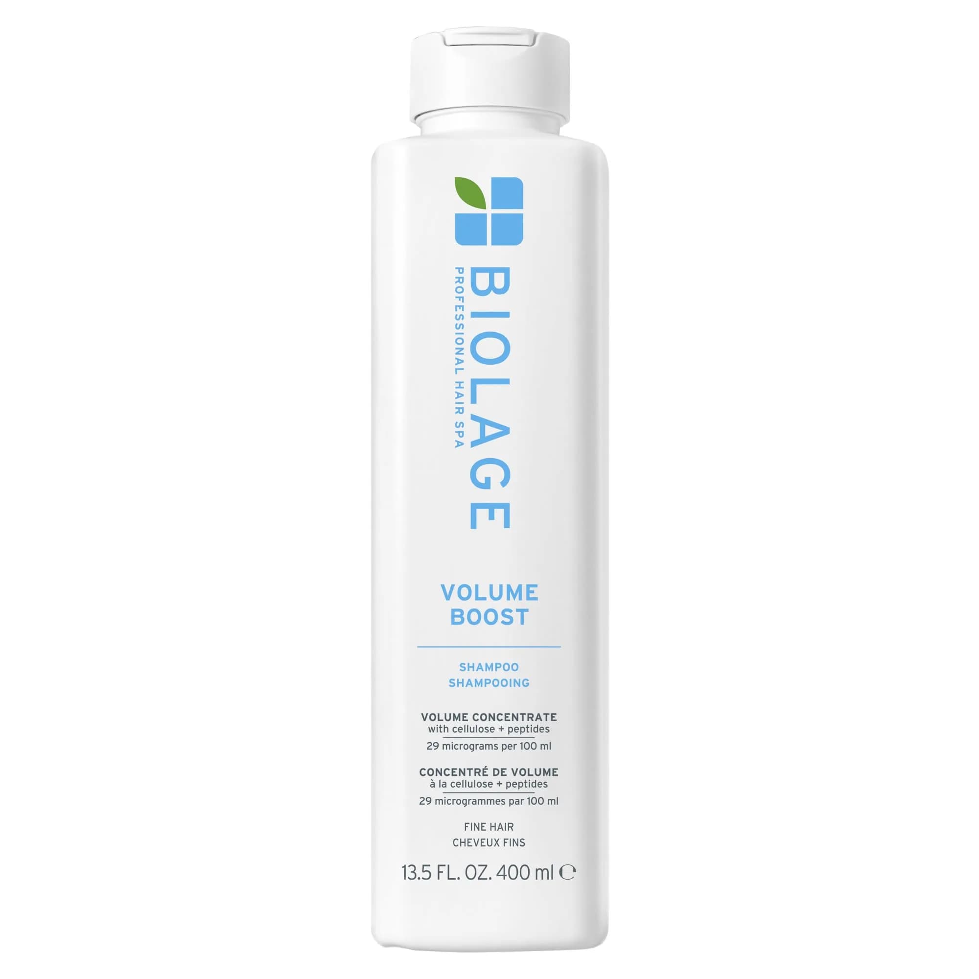 Biolage Volume Boost Shampoo – For Fine Hair, 13.5 oz | Gentle cleansing & long-lasting volume — Clear