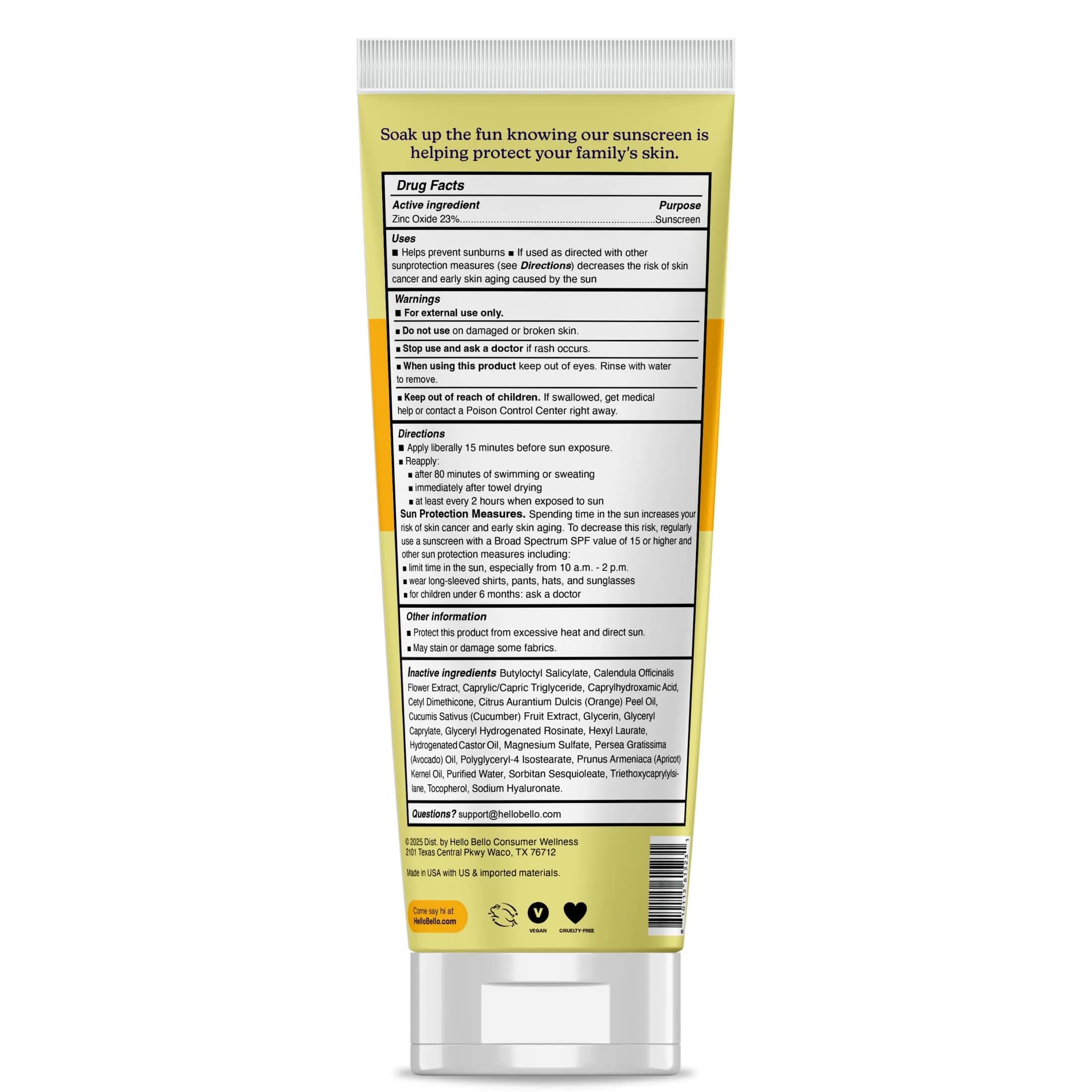 Hello Bello Kids SPF 50 Mineral Sunscreen Travel Packets (10 Count) - Broad Spectrum UVA/UVB Protection for On-the-Go - view 8
