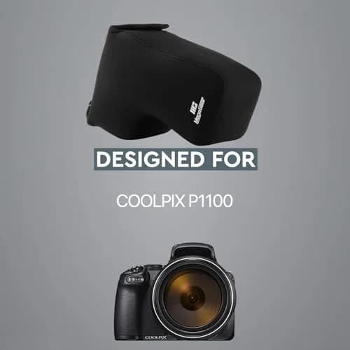 MegaGear Ultra Light Neoprene Camera Case for Nikon Coolpix P1100 | Black thumbnail 6
