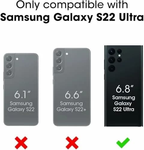 OtterBox Defender Series Case for Samsung Galaxy S22 Ultra (Dark Tide) | Rugged Protection with Port Covers thumbnail 2