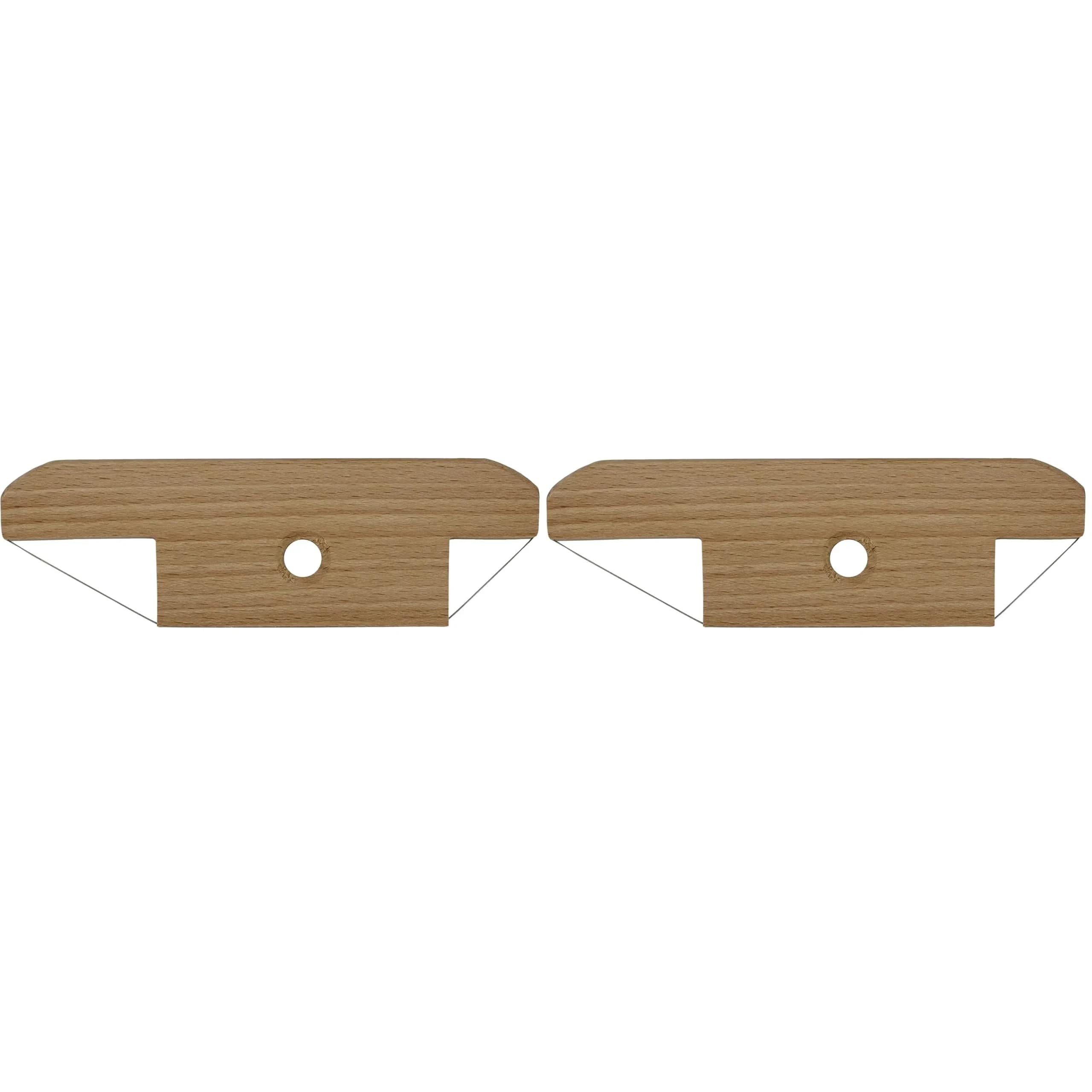 Creative Hobbies Wood and Wire Bevel Cutter Clay Trimming Tool 14.2 cm (5.75 Inches) | Precise 45/30/60 Degree Clay Cutting — Wood