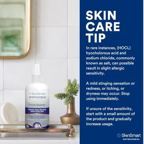 SkinSmart Antimicrobial Facial Cleanser Spray 200ml (2 Pack) | Targets Breakout Bacteria Without Drying thumbnail 8