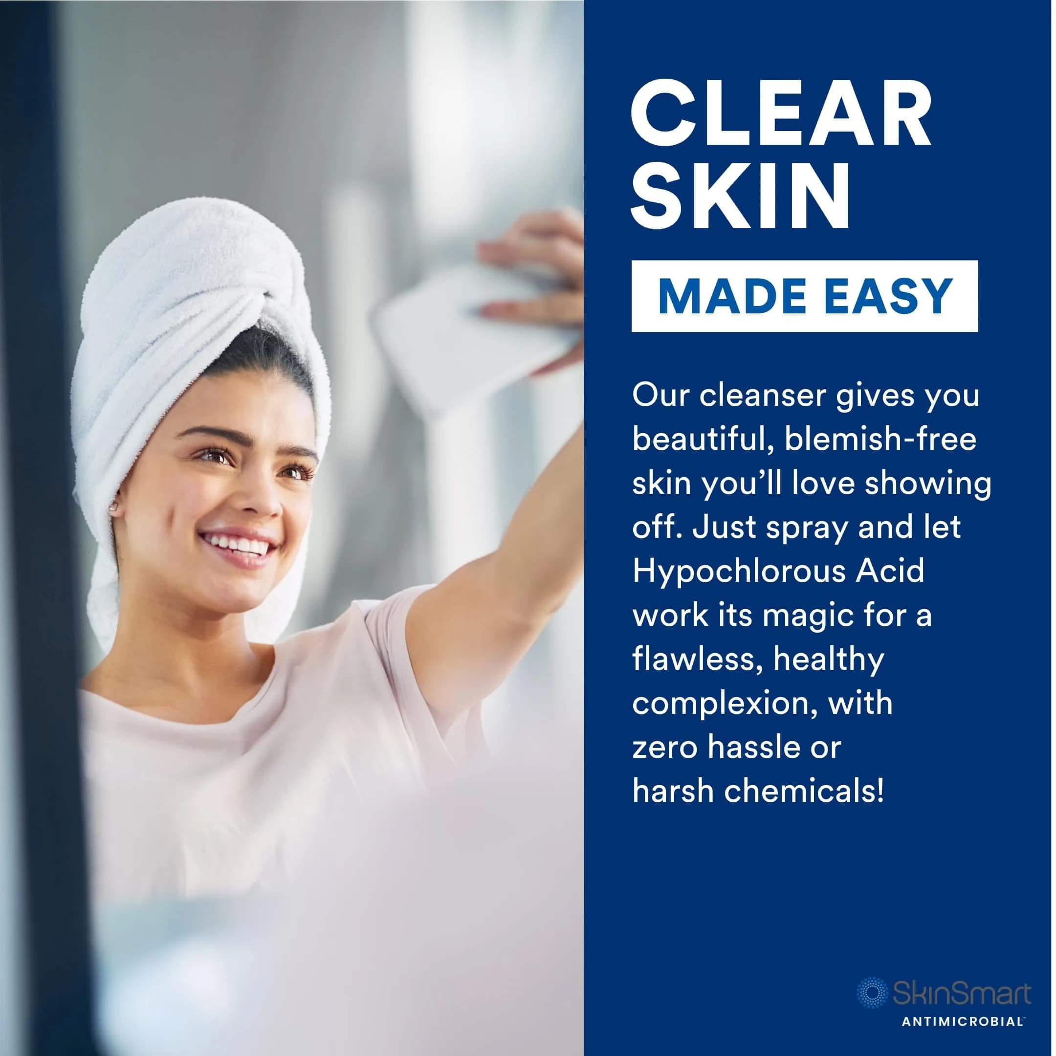 SkinSmart Antimicrobial Facial Cleanser Spray 200ml (2 Pack) | Targets Breakout Bacteria Without Drying - view 4