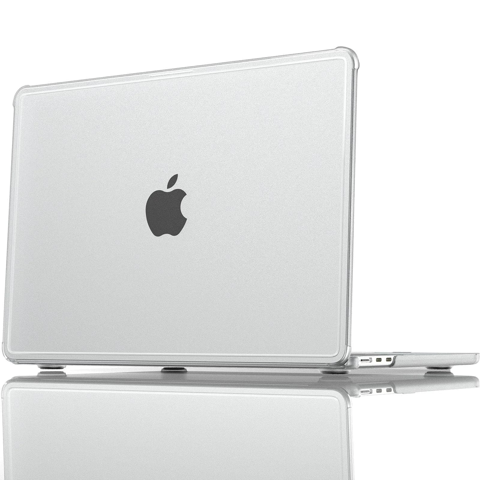 EooCoo Reinforced Anti-Crack Case for MacBook Air 13.6 inch M5-M2 Chip (2022-2026) | Shockproof Matte Clear Hard Shell — Matte Clear