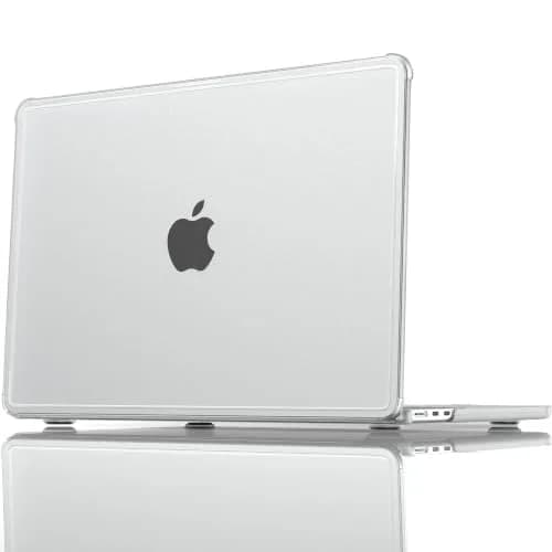 EooCoo Reinforced Anti-Crack Case for MacBook Air 13.6 inch M5-M2 Chip (2022-2026) | Shockproof Matte Clear Hard Shell thumbnail 1