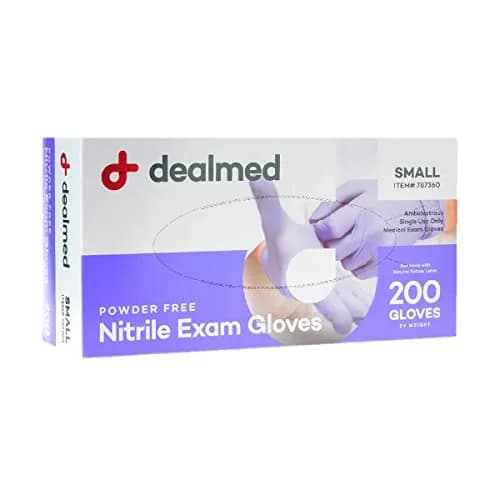 Dealmed Nitrile Exam Gloves Small (200 Count) | Powder-Free & Latex-Free Protection thumbnail 7