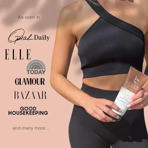 Beauty by Earth Tanning Lotion Self Tanner Fair to Medium 444ml (15 Fl Oz) | Natural Sun-Kissed Glow thumbnail 8