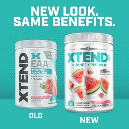Xtend EAA + BCAA Powder with 10g EAAs Watermelon 40 Servings | Supports Muscle Growth & Recovery thumbnail 3