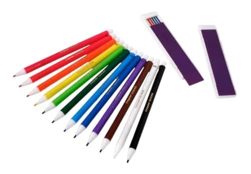 Crayola Clicks Mechanical Colored Pencils 2.0mm | 12 Assorted Colors & 24 Refills thumbnail 5